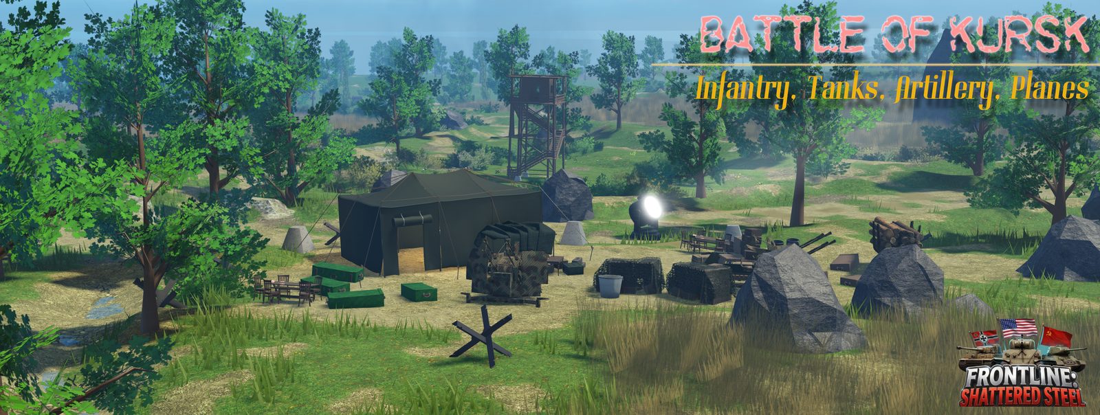 Battle of Kursk — forward field camp